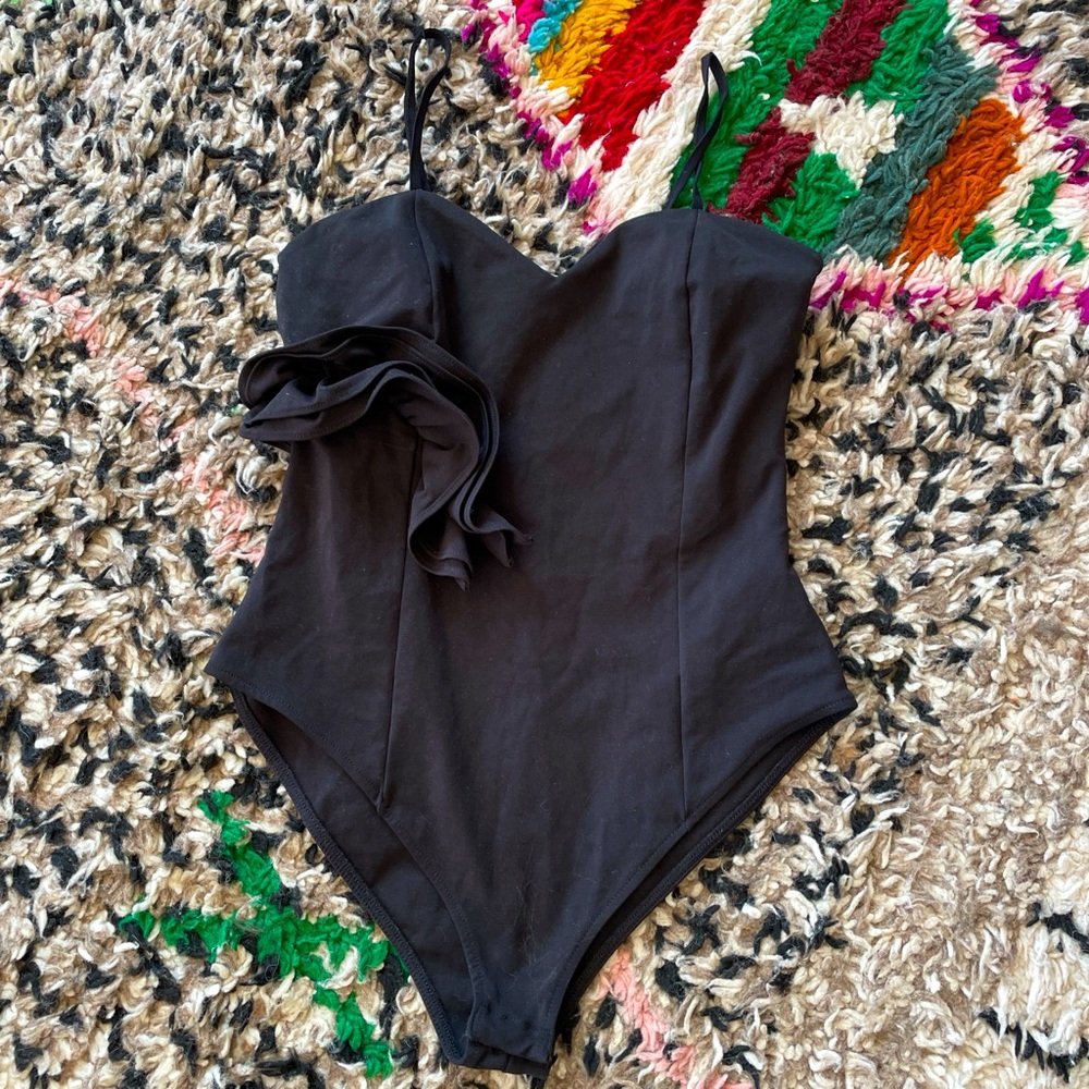 Zara ruffle bodysuit